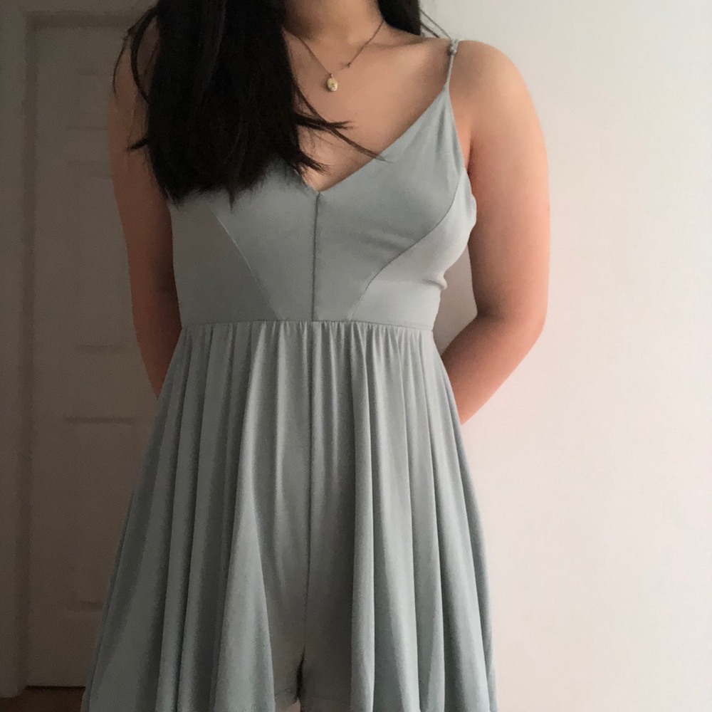 Silence+Noise Baby Blue Romper